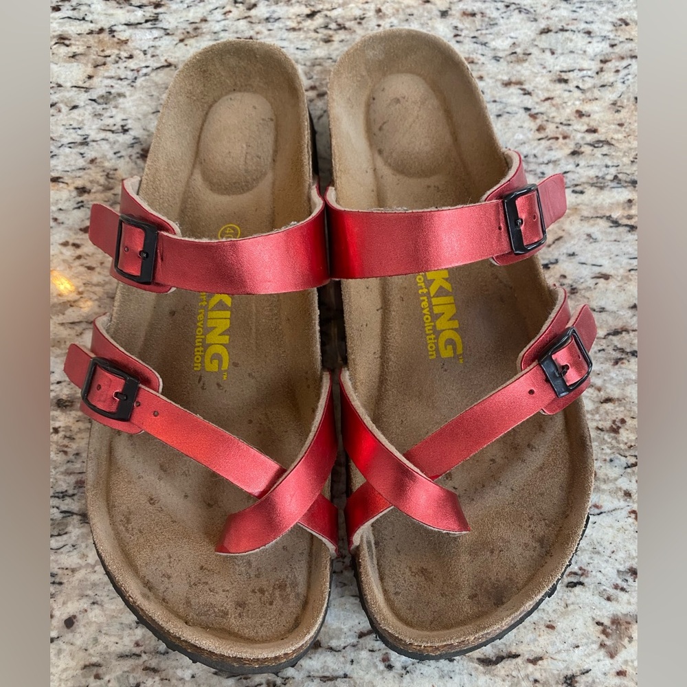 Viking Comfort Revolution  Sandals EU 40 9.5 Metallic Red